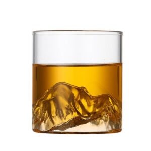 Copo de Vidro Borossilicato Montanha para Whisky - 300ml